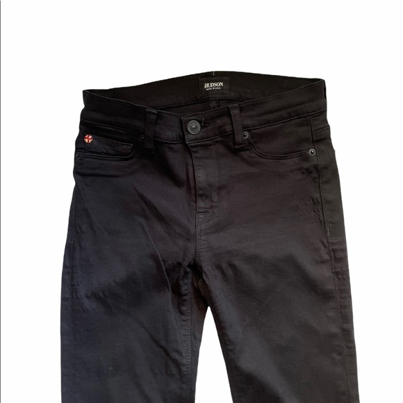 Hudson Women's Size 26 Love Mid Rise Bootcut Black Denim Jeans Style# WM109TEN - Picture 4 of 14